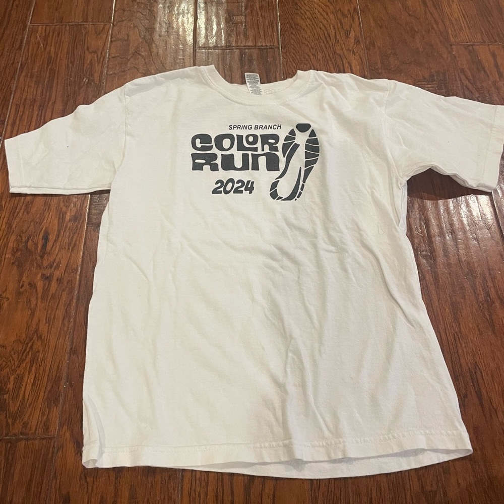 White Color Run 2024 T-Shirt
